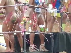 THICK LATINA DANCING NAKED AT CARNIVAL