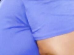 Candid Huge Blak Saggy Grandma Hooters