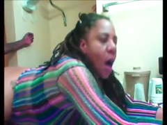 HOMEMADE EBONY MATURE FUCKED BY YOUNGER GUY